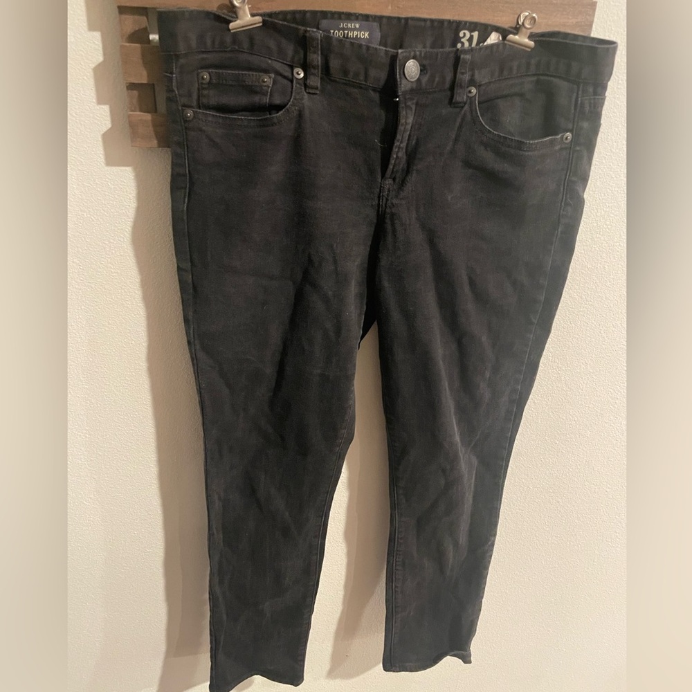 J. Crew Women's Black Ankle‎ Jeans Size 31